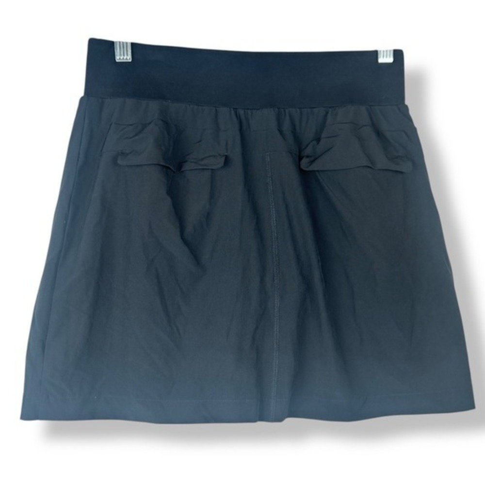 Quince Performance Tech Skort Womens Size Large Athletic Skirt Shorts Black‎ - Picture 2 of 10